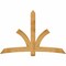 Ekena Millwork Davenport Rough Sawn Timber Gable Bracket, Western Red Cedar, 84"W x 56"H x 2"D x 6"F, 16/12 Pitch GBW084X56X0206DAV00RWR - alternate 1